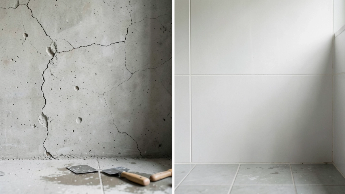 Czy tynkować łazienkę pod płytki