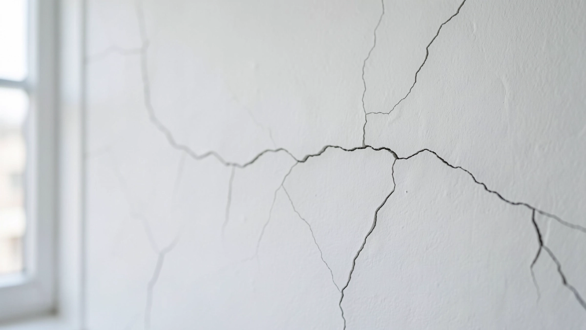 dlaczego tynk pęka