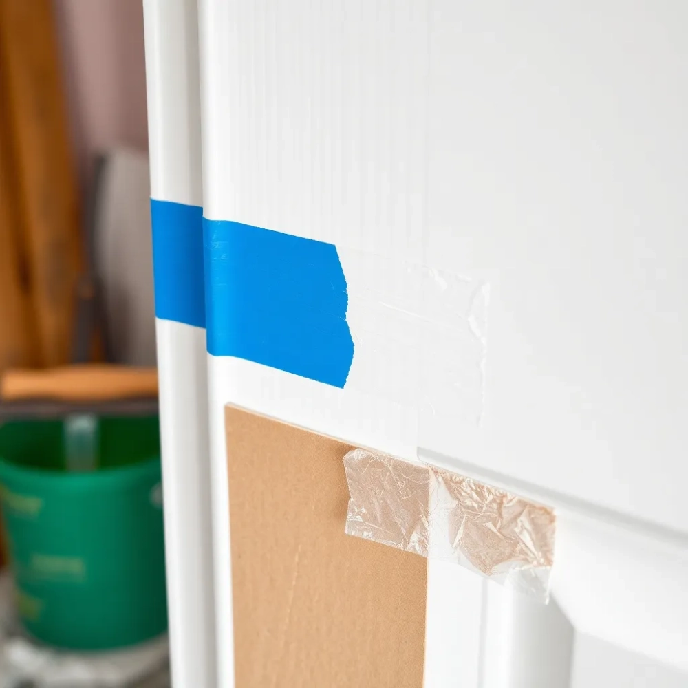 Jak zabezpieczyć drzwi przed tynkami