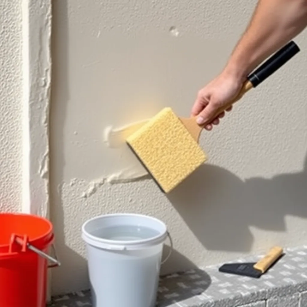 Jak zacierać tynk silikonowy