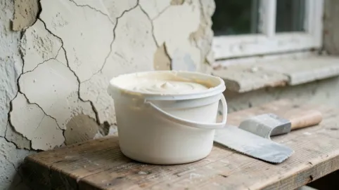 Gotowy tynk w wiaderku