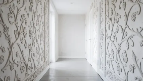 tynk ozdobny na korytarz