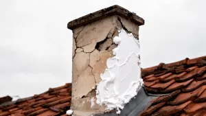 Tynkowanie komina klejem do styropianu